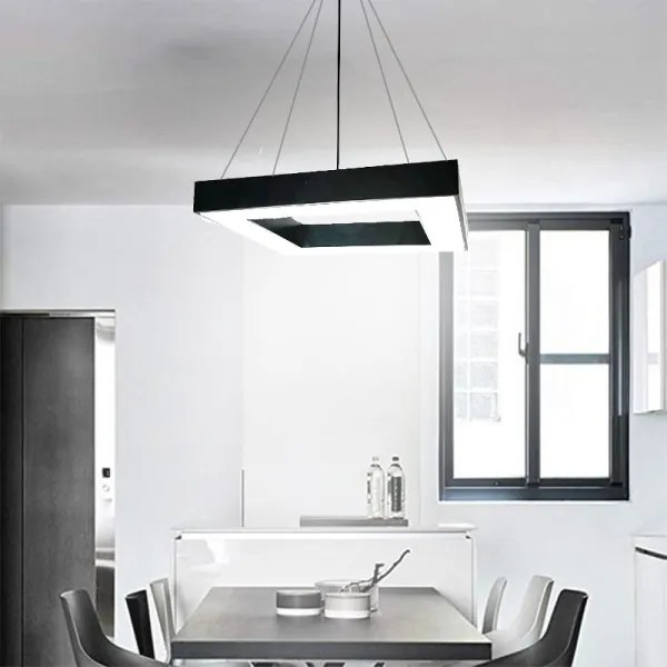 LED Luster na lanku LED/55W/230V 4000K 80x80 cm