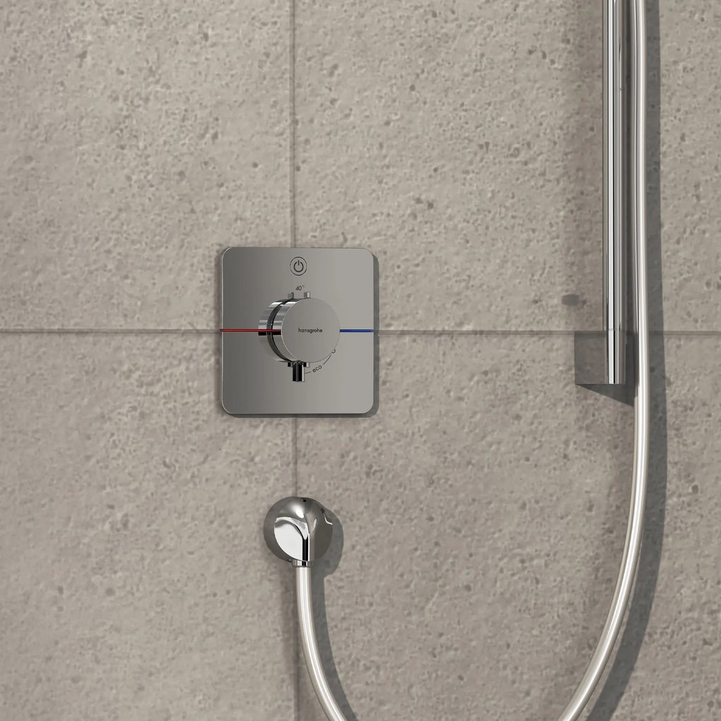 Hansgrohe ShowerSelect Comfort Q, termostat pod omietku pre 1 spotrebič, chróm, HAN-15581000