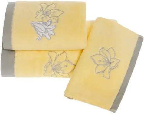 Soft Cotton Malý uterák LILIUM 32 x 50 cm Žltá