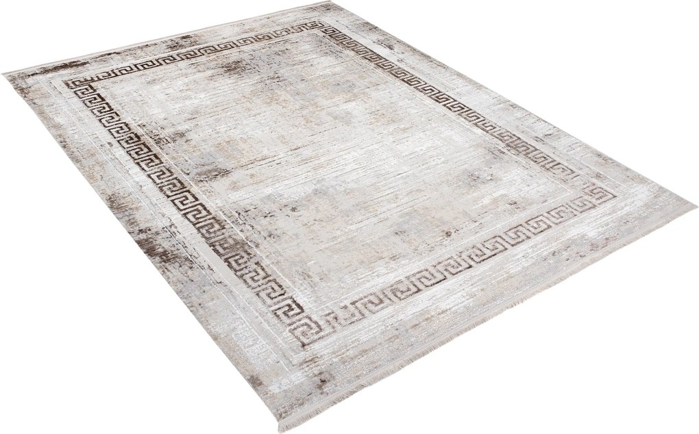 Béžový obdĺžnikový koberec Sahara – teplý odtieň do domova Rozmer: 80x150 cm