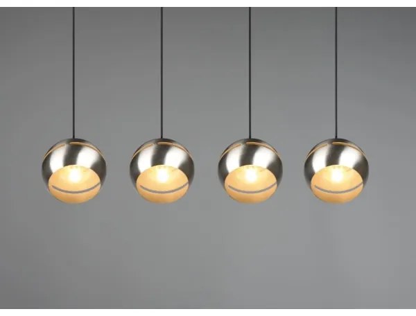 Trio - Luster na lanku FLETCHER 4xE14/40W/230V matný chróm