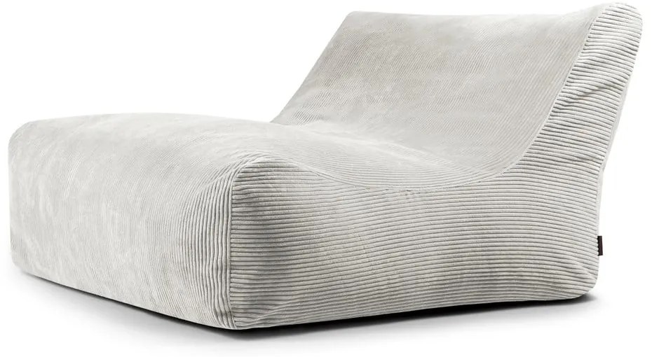 Krémový menčestrový sedací vak Sofa Lounge – SLOWDOWN