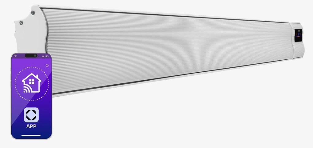Blumfeldt Cosmic Beam Smart 30, infračervený ohrievač, 3000 W, ovládanie cez aplikáciu, biely