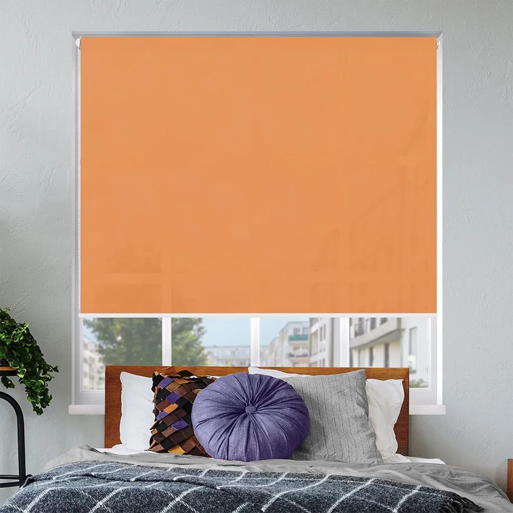 FOA Látková roleta, STANDARD, Tmavo oranžová, LE 105 , 107 x 240 cm