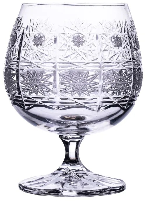 Onte Crystal Bohemia Crystal ručne brúsené poháre na rum, brandy a koňak 500pk 250 ml 2KS