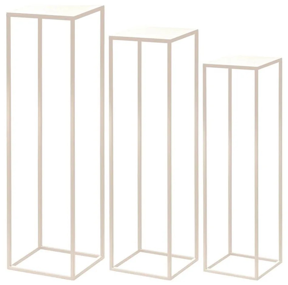 Eglo 428004 - SADA 3x Stojan na kvety TATSUNO krémová