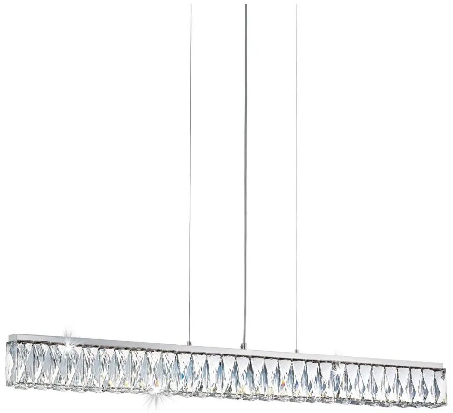 Eglo 95543 - Krištáľový luster stmievateľný TELLUGIO-S LED/36W/230V
