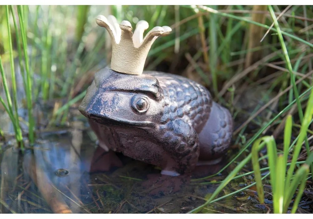 Kovová záhradná soška Frog – Esschert Design