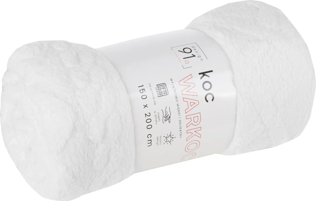 DEKA BRAID 150X200 CM BIELA