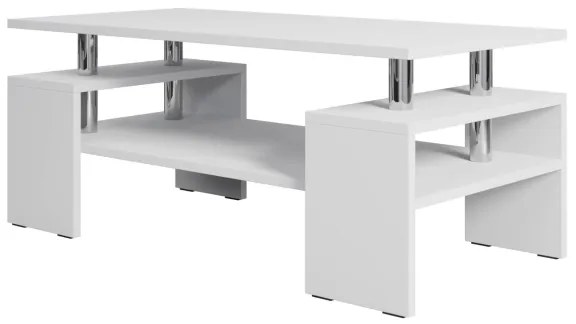 Konferenčný stolík CUBE 50x110 cm biela