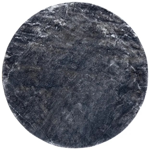 Koberec LAPIN Shaggy slonia kosť/čierny protišmykový kruh