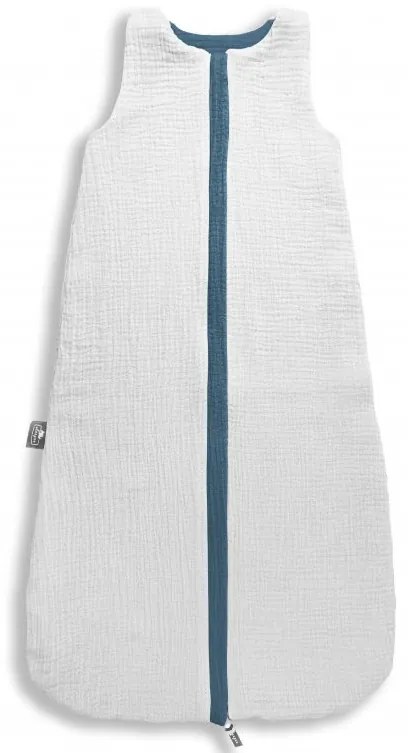 Obojstranný ľahký mušelínový spací vak Petrol 4 – 24 mesiacov M