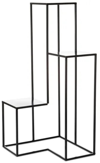 Stojan na kvety KASKADA 85x40 cm čierna