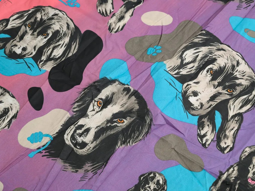 Bavlnené obliečky ARTEMIS ružovo-fialové Rozmer obliečky: 70 x 90 cm | 140 x 200 cm