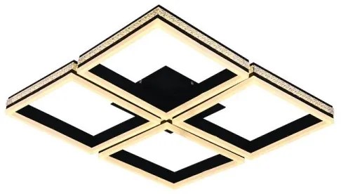 LED stmievateľný prisadený luster LED/215W/230V 3000-6500K + diaľkové ovládanie