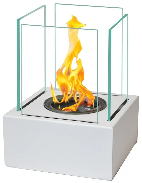 Biokrb na stôl FLAME BIELY