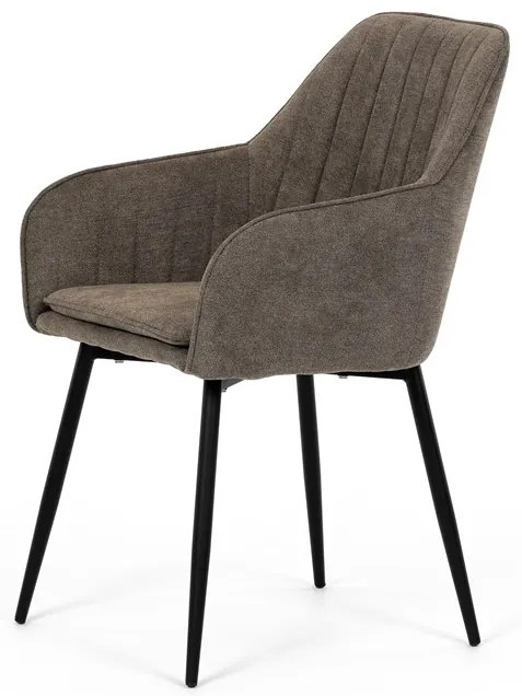 Autronic BONTEC Jedálenská stolička, hnedá, látka, DCL-221 BR2 Farba: Béžová