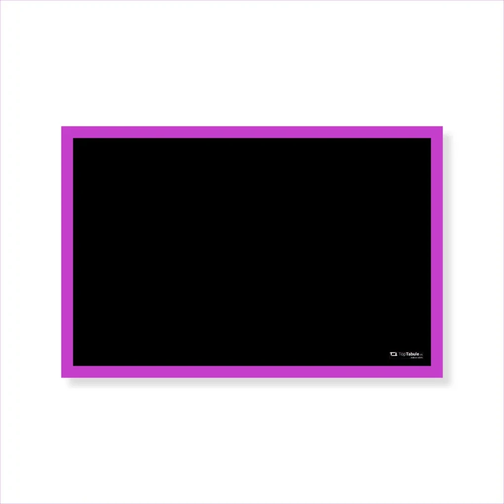 Toptabule.sk KRTRR Čierna kriedová tabuľa v ružovom drevenom ráme 90x120cm / nemagneticky /