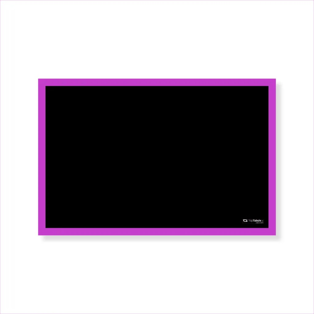 Toptabule.sk KRTRR Čierna kriedová tabuľa v ružovom drevenom ráme 90x180cm / magneticky /