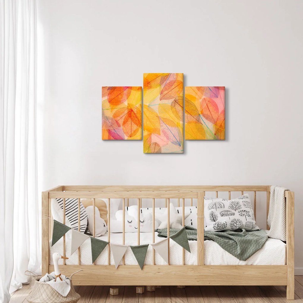 Obraz - Pozadie z jesenného lístia (90x60 cm)