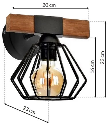 Nástenné svietidlo ULF 1xE27/60W/230V