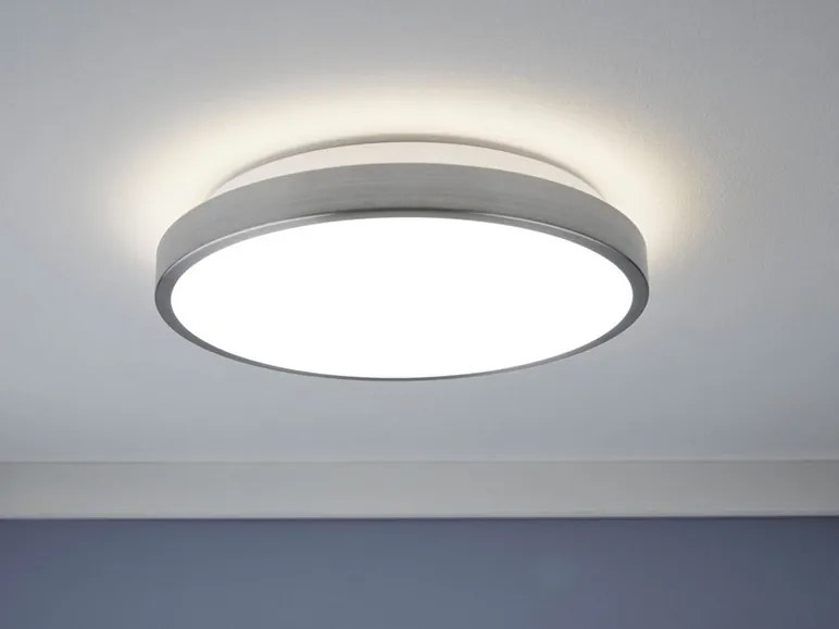 LIVARNO home LED kúpeľňové svietidlo (hliníková/biela) (100359215)