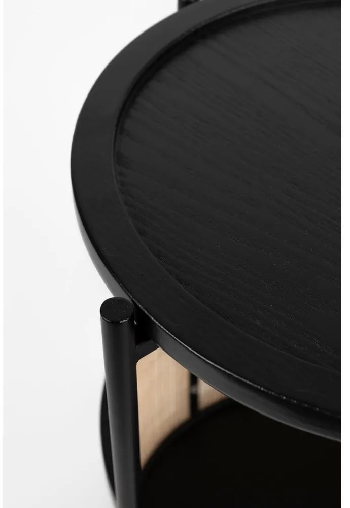 Okrúhly odkladací stolík ø 30 cm Makoto – White Label