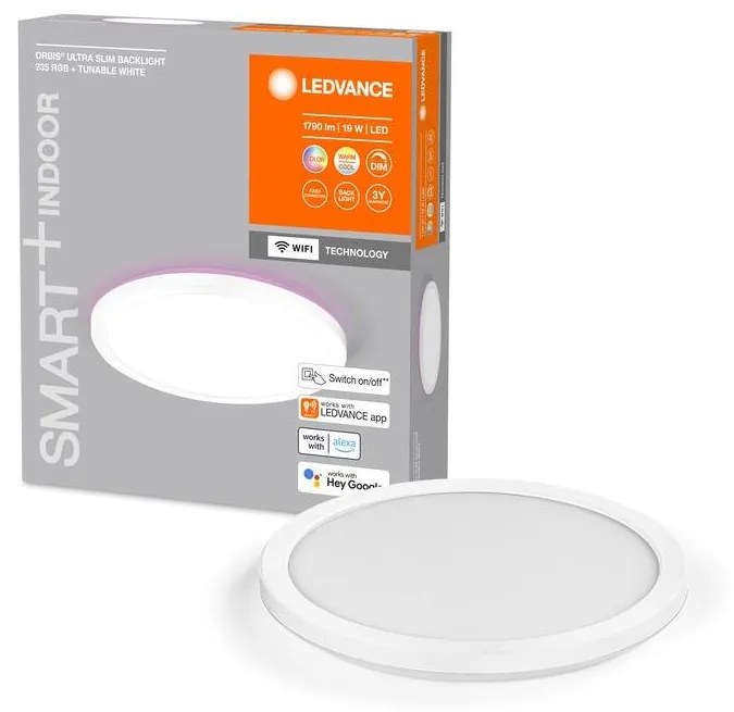 Ledvance - LED RGBW Stmievateľné stropné svietidlo SMART+ ORBIS LED/19W/230V Wi-Fi