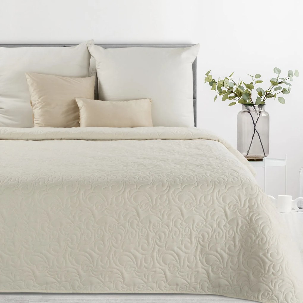 PREHOZ NA POSTEĽ LEN 4 220X240 CM KRÉMOVÁ