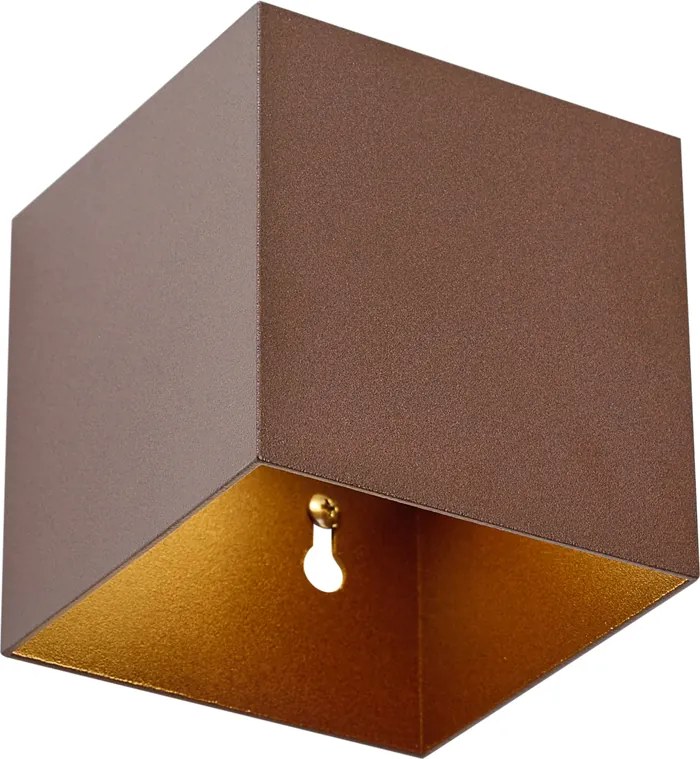 Vonkajšie nástenné svietidlo hrdzavohnedé vrátane LED IP65 solárne - Charlene