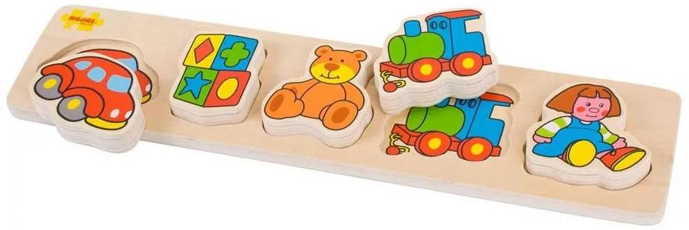 Bigjigs vkládací puzzle hračky