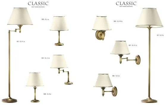 Jupiter 505 CL K M p - Nástenné svietidlo CLASSIC E27/60W/230V