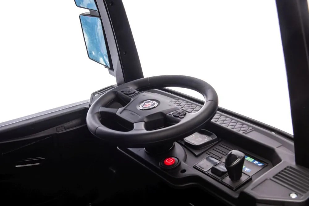 LEAN CARS Scania 500R HL698 Čierne lakované auto 4x4 na batérie