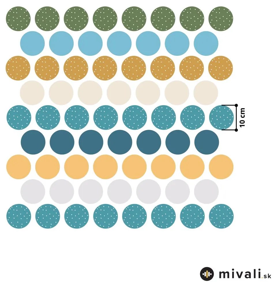 Samolepky na stenu - Bodky II.