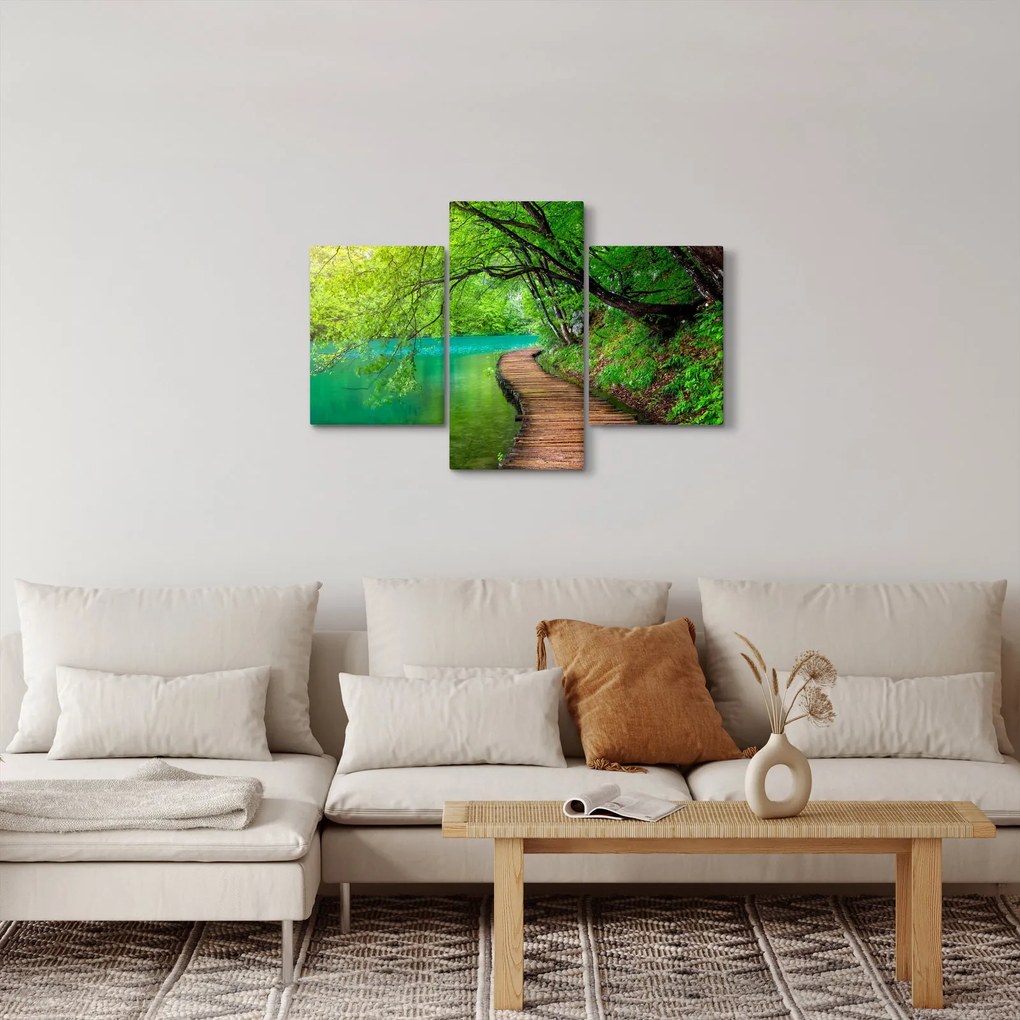 Obraz - Plitvické jazerá (90x60 cm)