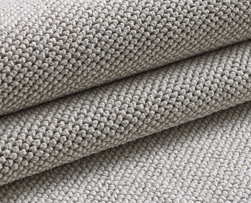Ayyildiz, Koberec behúň Loom 4300 Silver, 80x250, šedá, obývacia izba