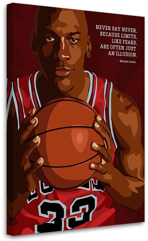 Gario Obraz na plátne Michael Jordan - Nikita Abakumov Rozmery: 70 x 100 cm