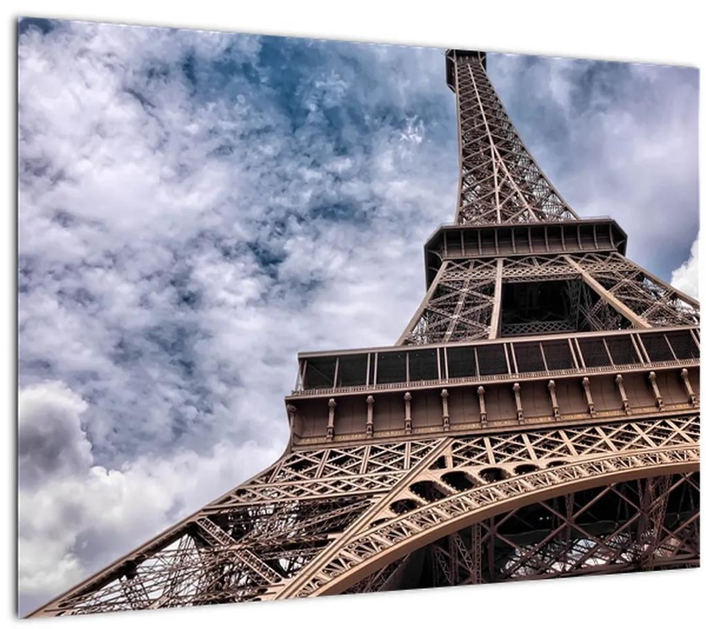 Sklenený obraz Eiffelovej veže (70x50 cm)