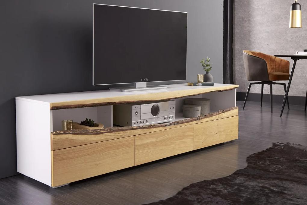 Bighome - TV stolík WILDE 180 cm - biela