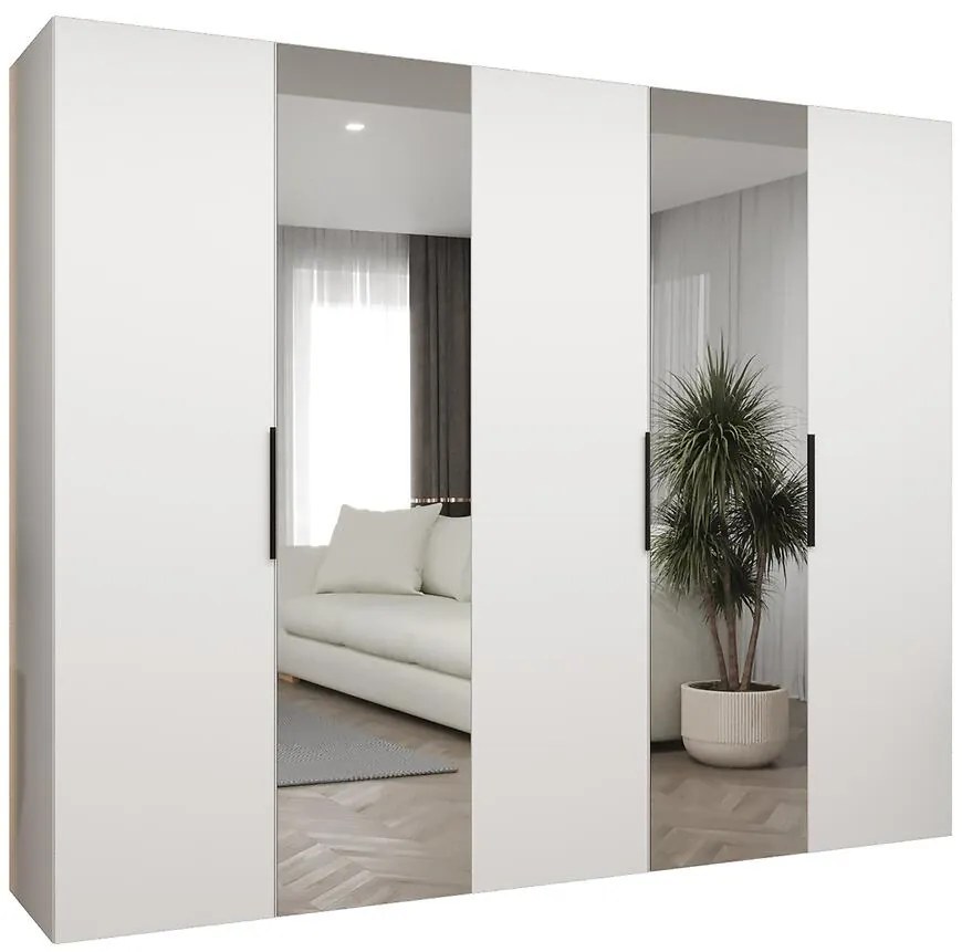 Skriňa Marbella II 250 biela/čierna