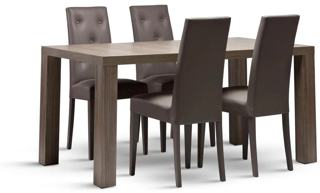 Stima Stôl LEON Odtieň: Betón svetlý (sivá), Rozmer: 120 x 80 cm