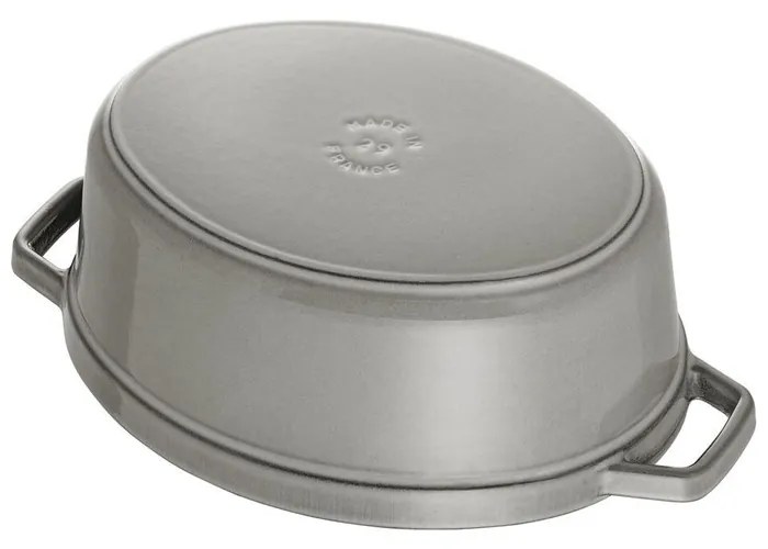 Staub Hrniec STAUB oválny 15 cm sivý 0,6l