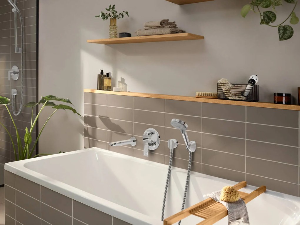 Hansgrohe Rebris E, vaňová batéria pod omietku pre iBox universal, chrómová, HAN-72468000