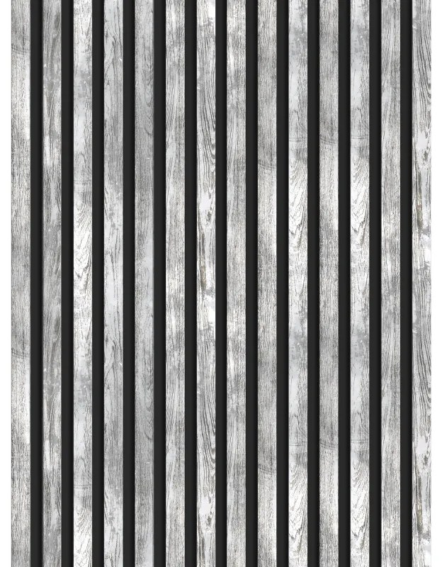 Mexen Lam-B, stenové lamely 275 × 31,5 cm, HDF doska 4 mm, dub bielený, S100-275317-2812-064