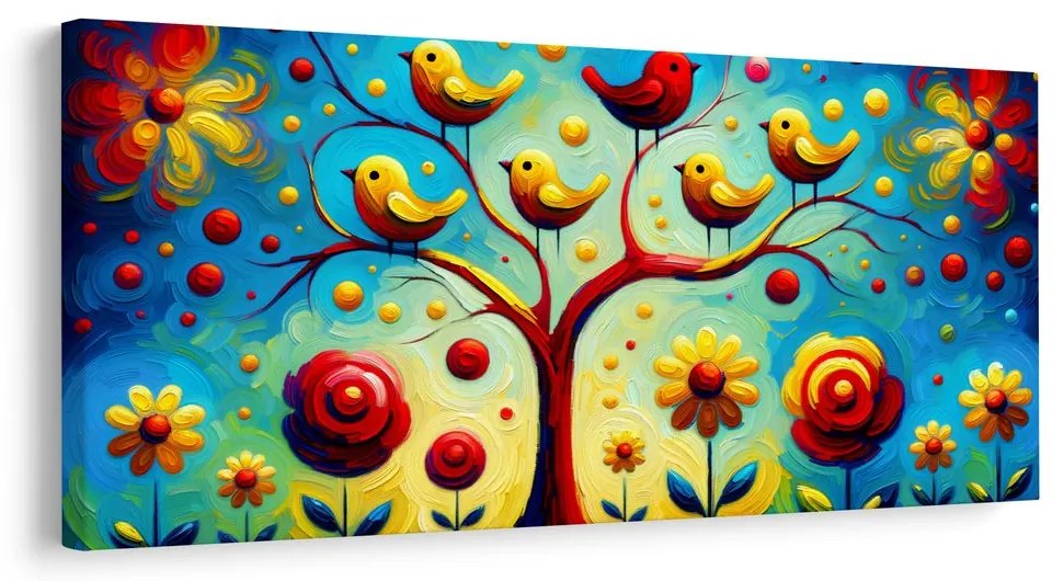 Obraz farebný strom života