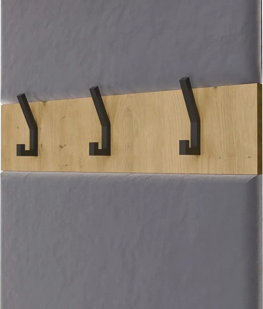 Moderná predsieňová skriňa LENA 200 cm dub artisan