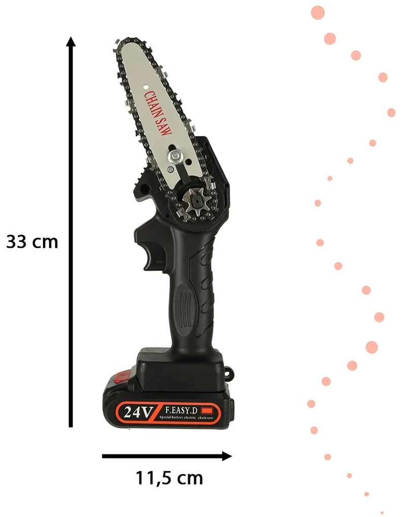 Mini USB reťazová píla v puzdre