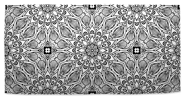 Sablio Uterák Biele mehendi - 70x140 cm