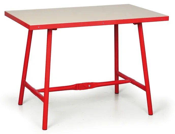 Dielenský skladací stôl do garáže, 1200 x 700 x 845 mm