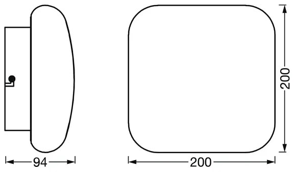 Ledvance-LED Stmievateľné kúpeľňové svietidlo SMART+ AQUA LED/12W/230V IP44 Wi-Fi